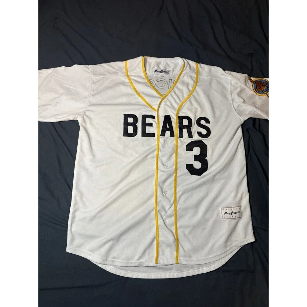Bad News Bears Baseball Jersey No. 3 Kelly Leak Size XL Chicos Bail Bonds